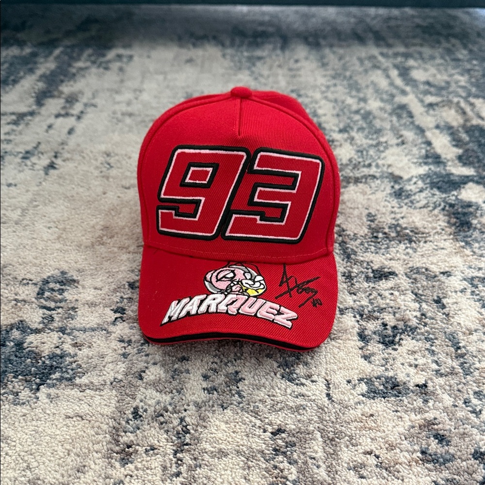 SHEIN Kids Red Racing Hat